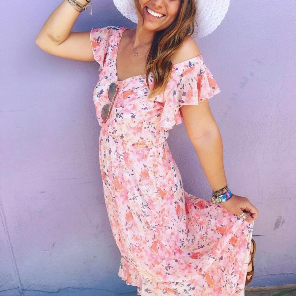 Floral Pink Dress